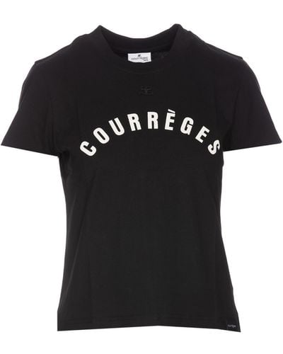 Courreges Courreges T-Shirts And Polos - Black