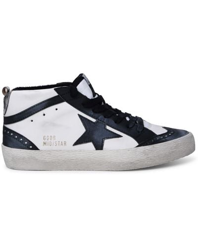 Golden Goose 'Mid-Star Classic' Leather Sneakers - Black