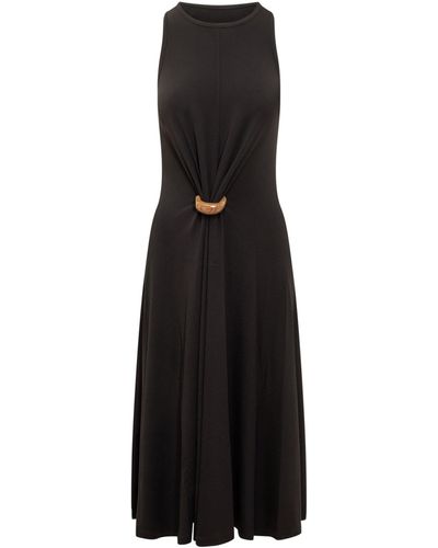 Ferragamo Midi Dress - Black
