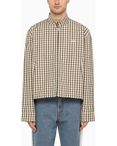 Wales Bonner Light Jacket With Checked Pattern - Multicolor