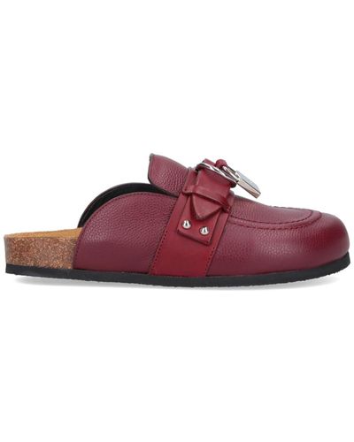 JW Anderson Mules Punk - Red