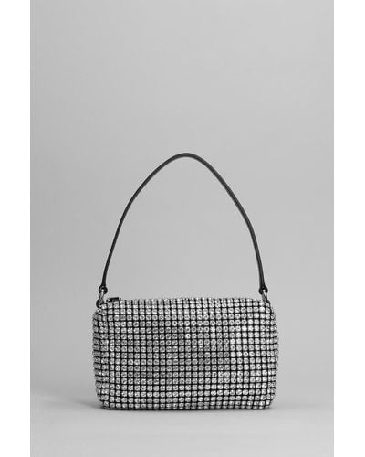 Alexander Wang Heiress Hand Bag In White Synthetic Fibers - Gray