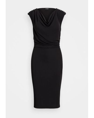 Ralph Lauren Rechlee Sleeveless Day Dress - Black