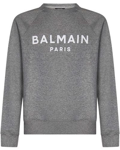 Balmain Paris Paris Sweatshirt - Gray