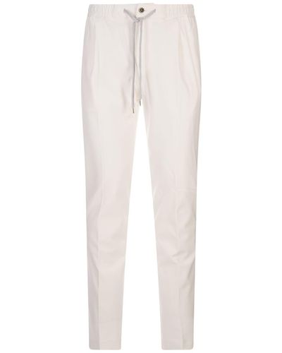 PT01 Soft Fit Trousers - White