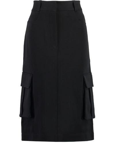 Givenchy Technical Fabric Skirt - Black