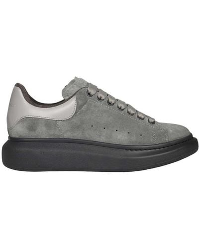 Alexander McQueen Larry Suede Sneakers - Gray