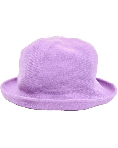 Kangra Wide Brim Hat - Purple