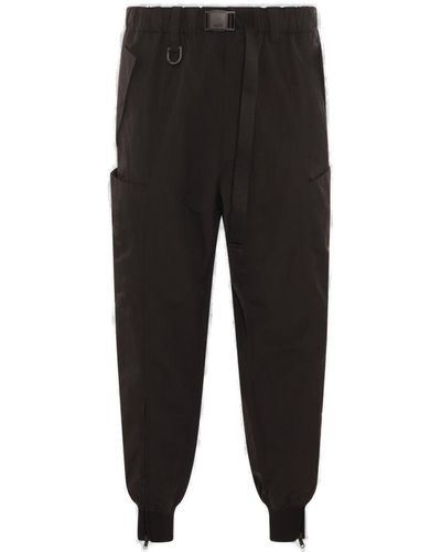Y-3 Belted Zip-detailed Pants - Black