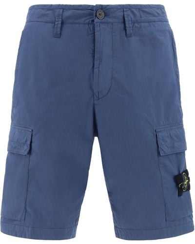 Stone Island Bermuda Shorts - Blue