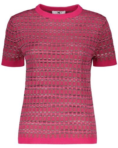 M Missoni Knitted Viscosa-Blend Top - Pink