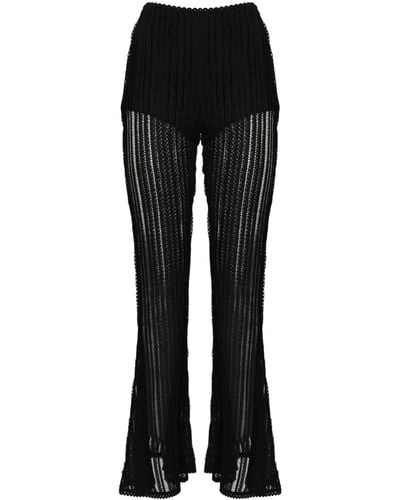 Charo Ruiz Youssy Lace Trousers - Black