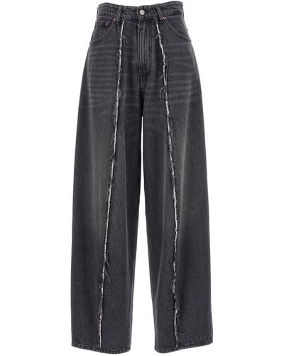 MM6 by Maison Martin Margiela Loose-Fit Jeans - Grey