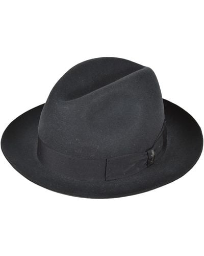 Borsalino Bow Detail Hat - Black