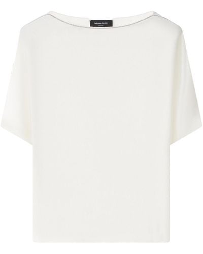 Fabiana Filippi Organic Cotton T-Shirt - White