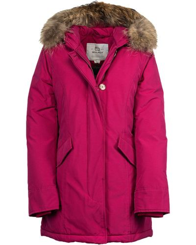 Woolrich Artic Racoon Parka - Pink