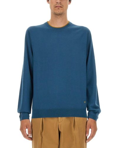 PS by Paul Smith Jersey With Logo - Blue