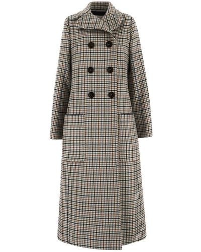 See By Chloé Milk Wool Coat - Gray