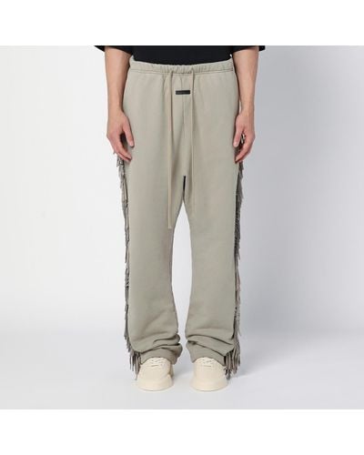 Fear Of God Paris Sky Fringed Jogging Trousers - Grey