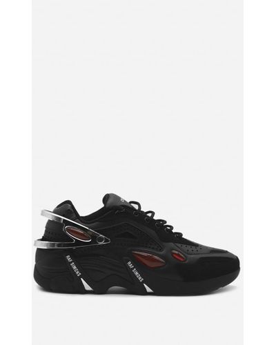 Raf Simons Cylon-21 Trainers In Leather - Black