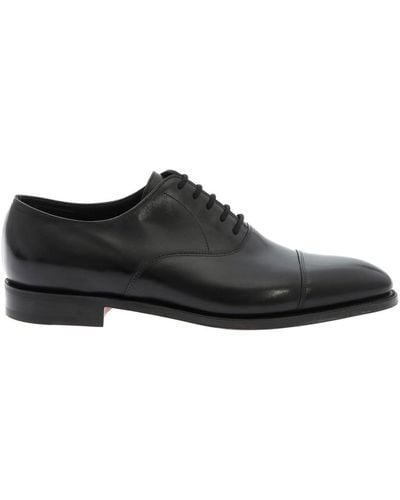John Lobb City Ii Calf Oxford Shoes - Black