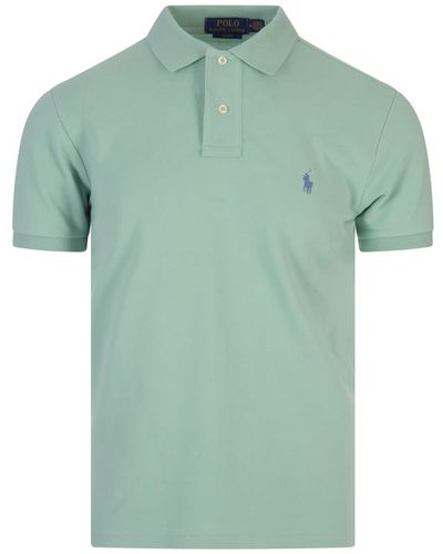 Ralph Lauren Slim-Fit Polo Shirt - Green