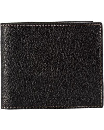 Brunello Cucinelli Grained Leather Wallet - Black
