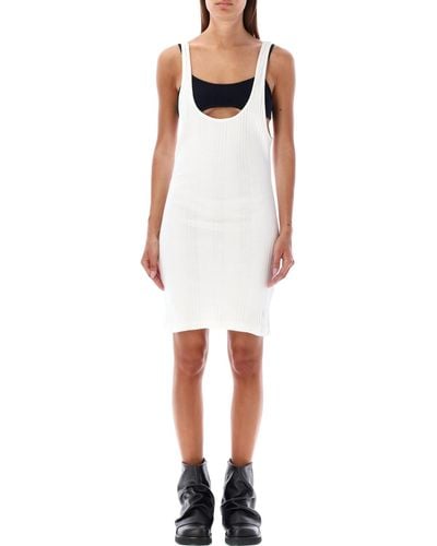 The Attico Jersey Mini Dress - White