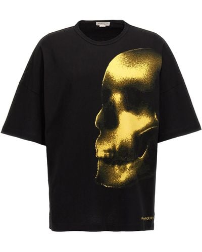 Alexander McQueen Printed T-Shirt - Black