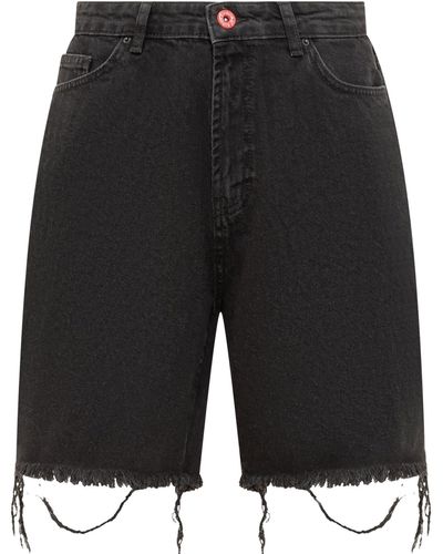 Vision Of Super Gotic Patch Shorts - Black