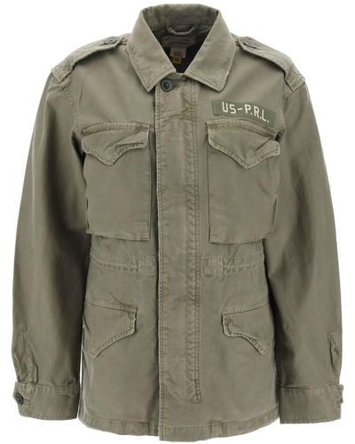 Polo Ralph Lauren Cotton Military Jacket - Green