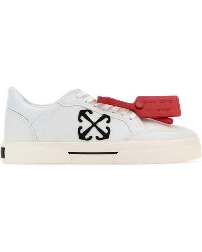 Off-White c/o Virgil Abloh Canvas New Low Vulcanized Trainers - White