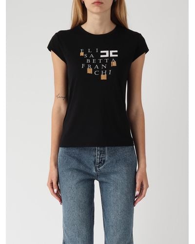 Elisabetta Franchi Modal T-shirt - Black