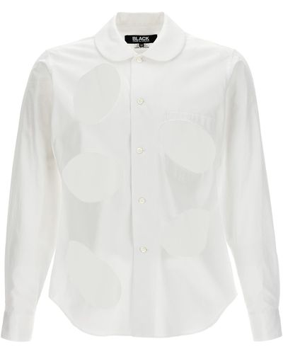 COMME DES GARÇON BLACK Cut-Out Shirt - White