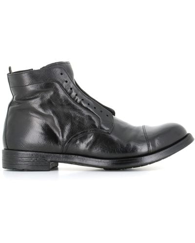Officine Creative Lace-Up Boot Hive/005 - Black
