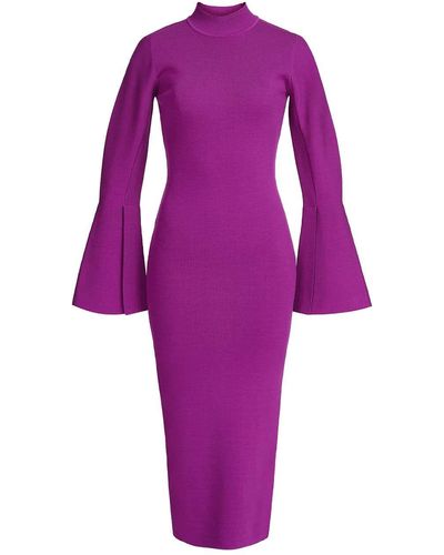 Essentiel Antwerp Cuivre Purple Midi-lenght Dress