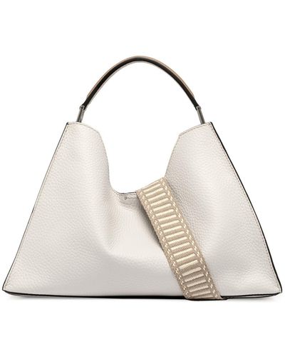 Gianni Chiarini Aurora Leather Shoulder Bag - Natural
