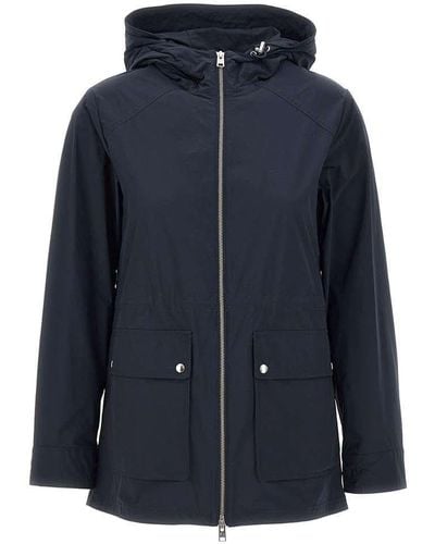 Woolrich Zip-Up Hooded Jacket - Blue