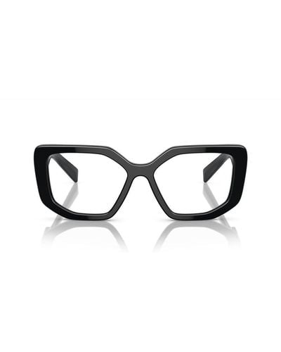Prada Pra04V Eyeglasses - Black