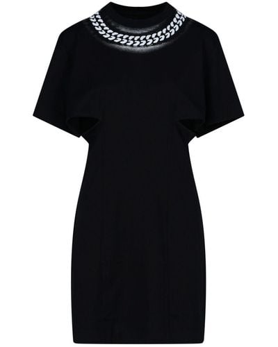Givenchy Cut-Out Detail Dress - Black