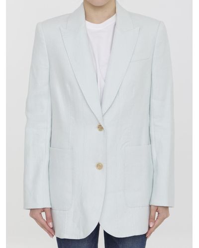 Zimmermann Natura Linen Jacket - White