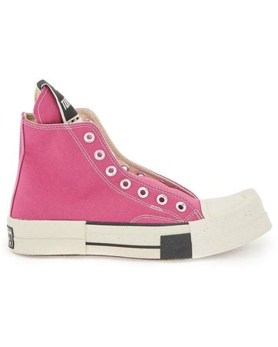 Rick Owens Turbodrk Laceless Sneakers - Pink