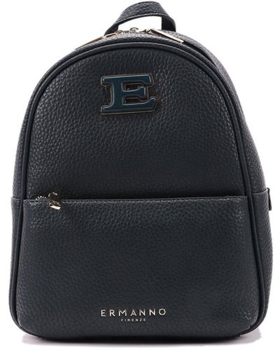 Ermanno Scervino Logo-plaque Zipped Backpack - Blue