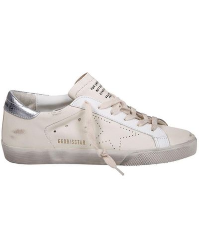 Golden Goose Super Star Lace-up Sneakers - White