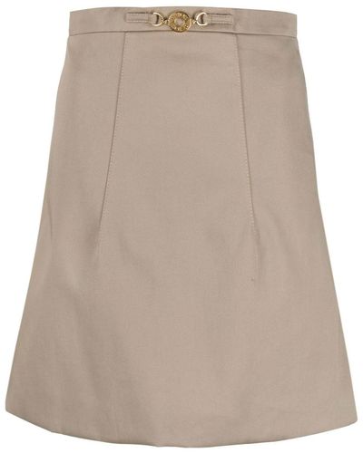 Patou High Waisted Skirt - Brown