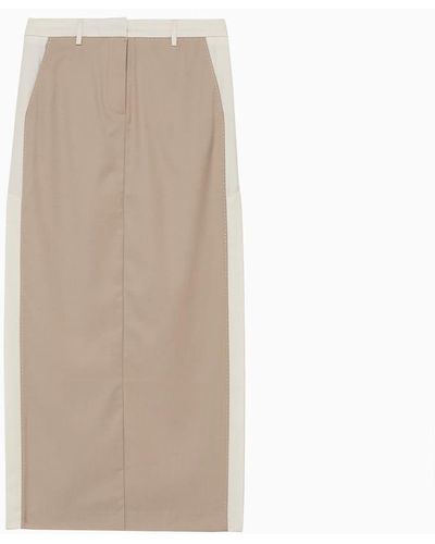 REMAIN Birger Christensen Remain Longuette Skirt - Natural