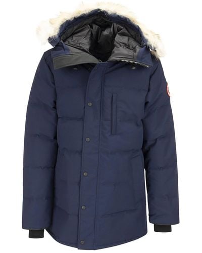Canada Goose Parka With Fur Hood - Blue