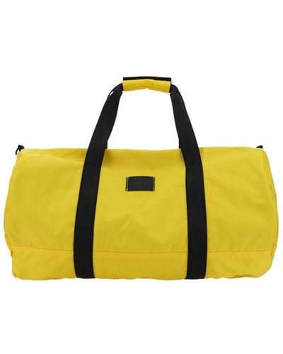 MSGM Sports Duffle Bag - Yellow