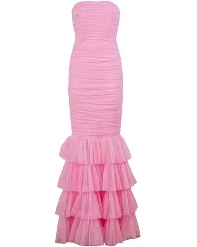 Forever Unique Long Dress - Pink