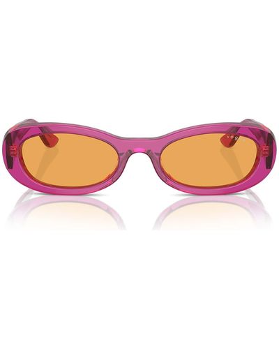 Vogue Eyewear Vo5582S Transparent Sunglasses - Red